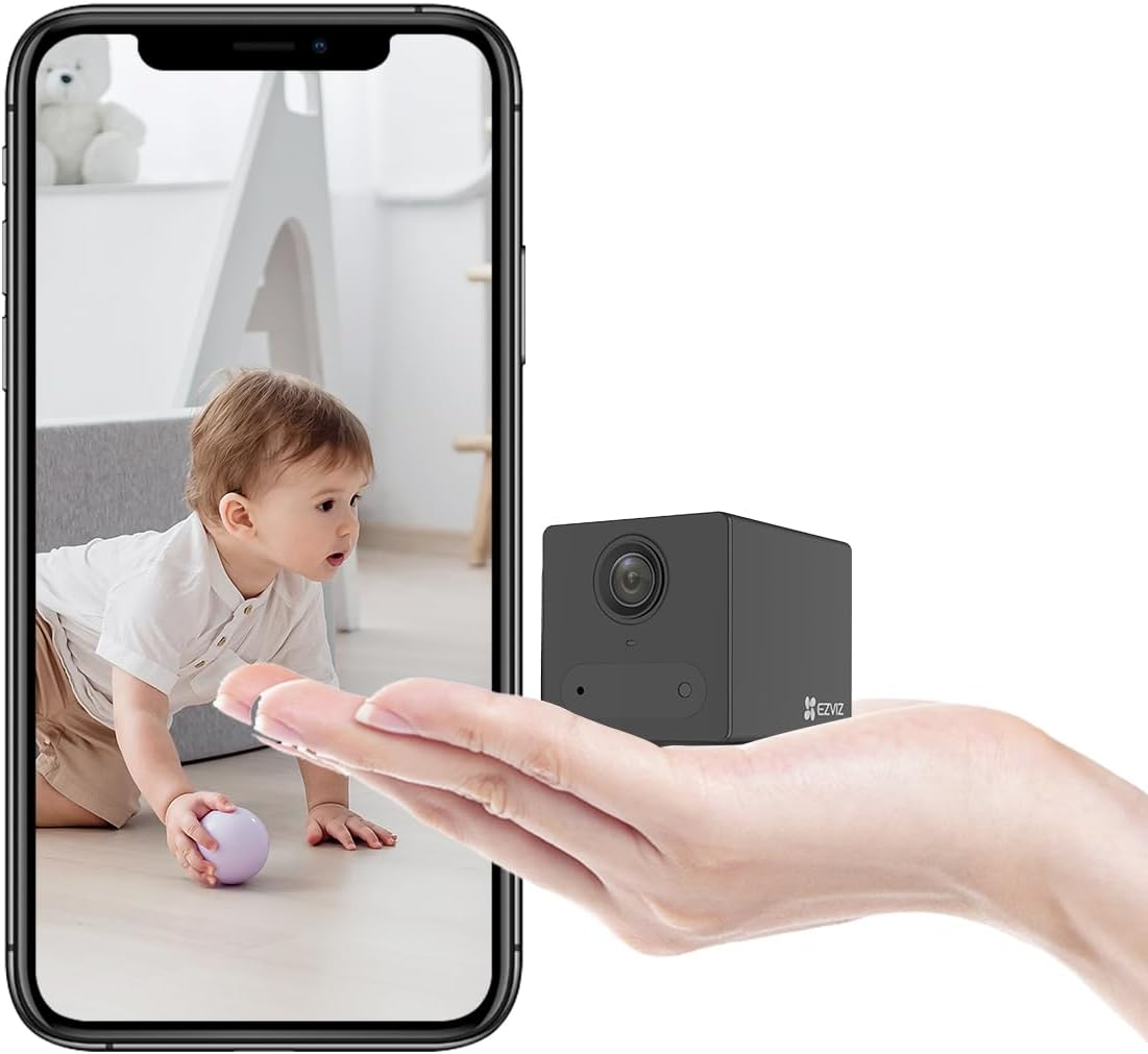 EZVIZ CB2 Wi-Fi Smart Home Battery Camera - Black EZVIZ CB2 Wi-Fi Smart Home Battery Camera - Black